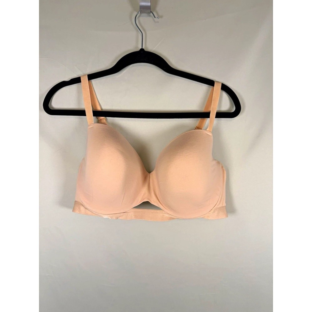 ThirdLove 24/7 42C Underwire T-Shirt Bra Beige Adjustable Straps Back Clasp